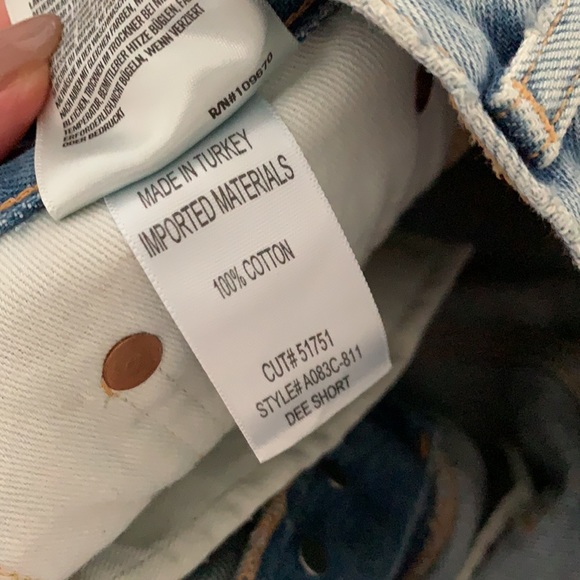 Agolde Dee High Rise Short - Ricochet - Size 24 - Picture 5 of 6